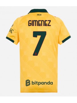 Ženski Nogometna dresi replika AC Milan Santiago Gimenez #7 Tretji 2025-26 Kratek rokav